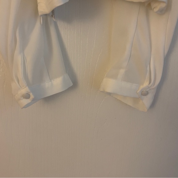 NWT ZARA BLOUSE WITH OPENING AT SHOULDERS SIZE M - Picture 7 of 11